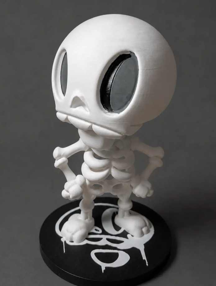Art toy Wake Up de perfil